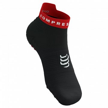 Compressport Pro Racing v4.0 Run Low Socks Black / Core Red